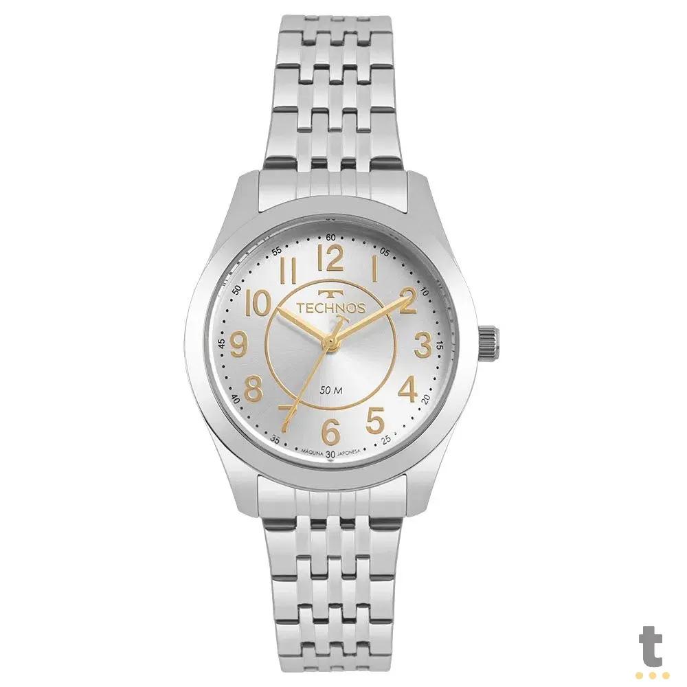 Relógio de Pulso Technos Boutique em Aço Prata - 2035MJES/1B Truedata